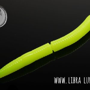 Libra Lures Fatty D-Worm 65mm 006 Hot Yellow