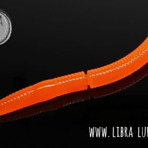 Libra Lures Fatty D-Worm 65mm 011 Hot Orange